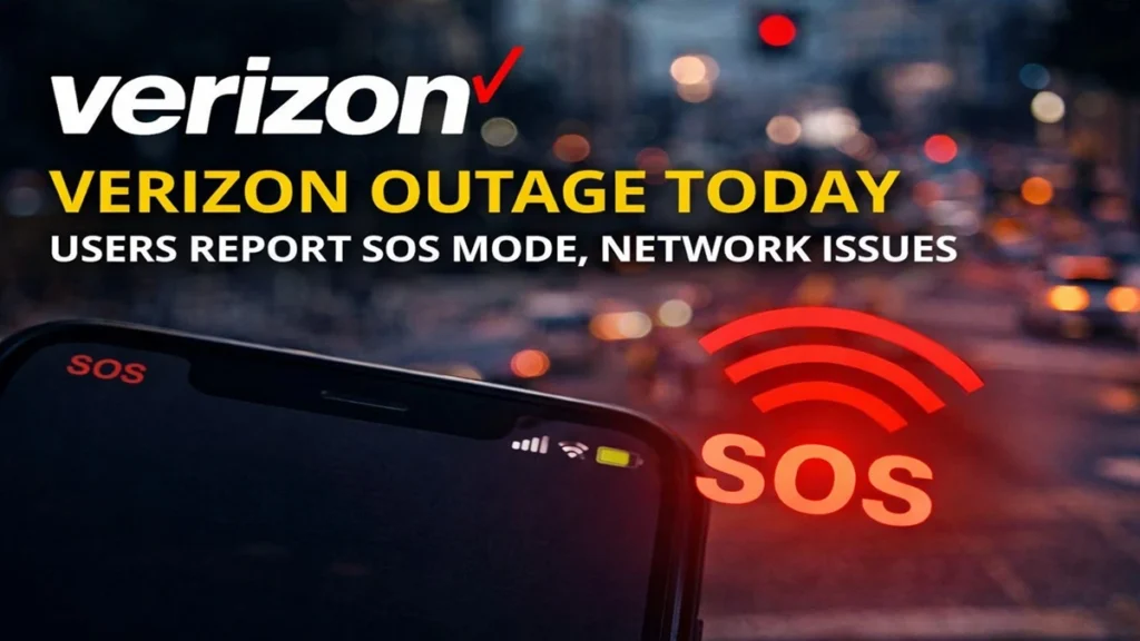 Verizon outage today as users report SOS mode and network issues