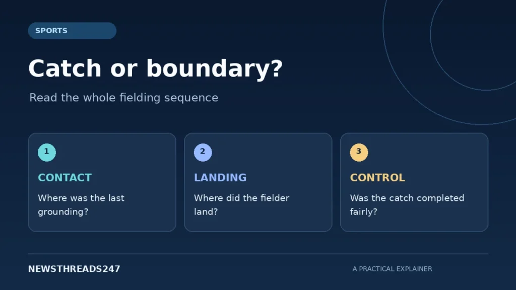 Catch or Six? Cricket’s Boundary Rule Explained After the October 2026 Changes