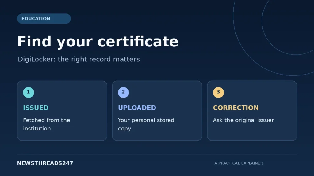 DigiLocker Marksheet Not Showing? Find the Right Record Before You Apply