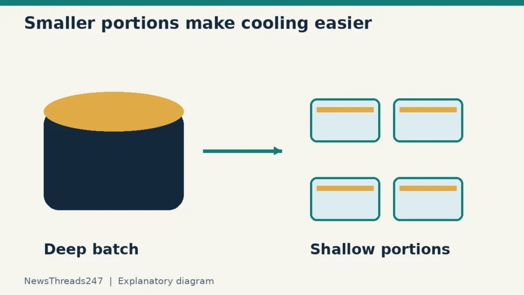 Leftovers: Refrigerate Promptly, Rather Than Waiting for a Cold Pot